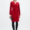 InWear BrynnIW Goriel velur Wrap Kjole* Kjoler