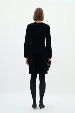 InWear BrynnIW Goriel velur Wrap Kjole* Kjoler