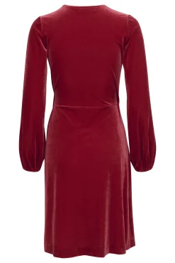 InWear BrynnIW Goriel velur Wrap Kjole* Kjoler