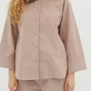 InWear CarmenIW fløyel Skjorte* Skjorter & Bluser