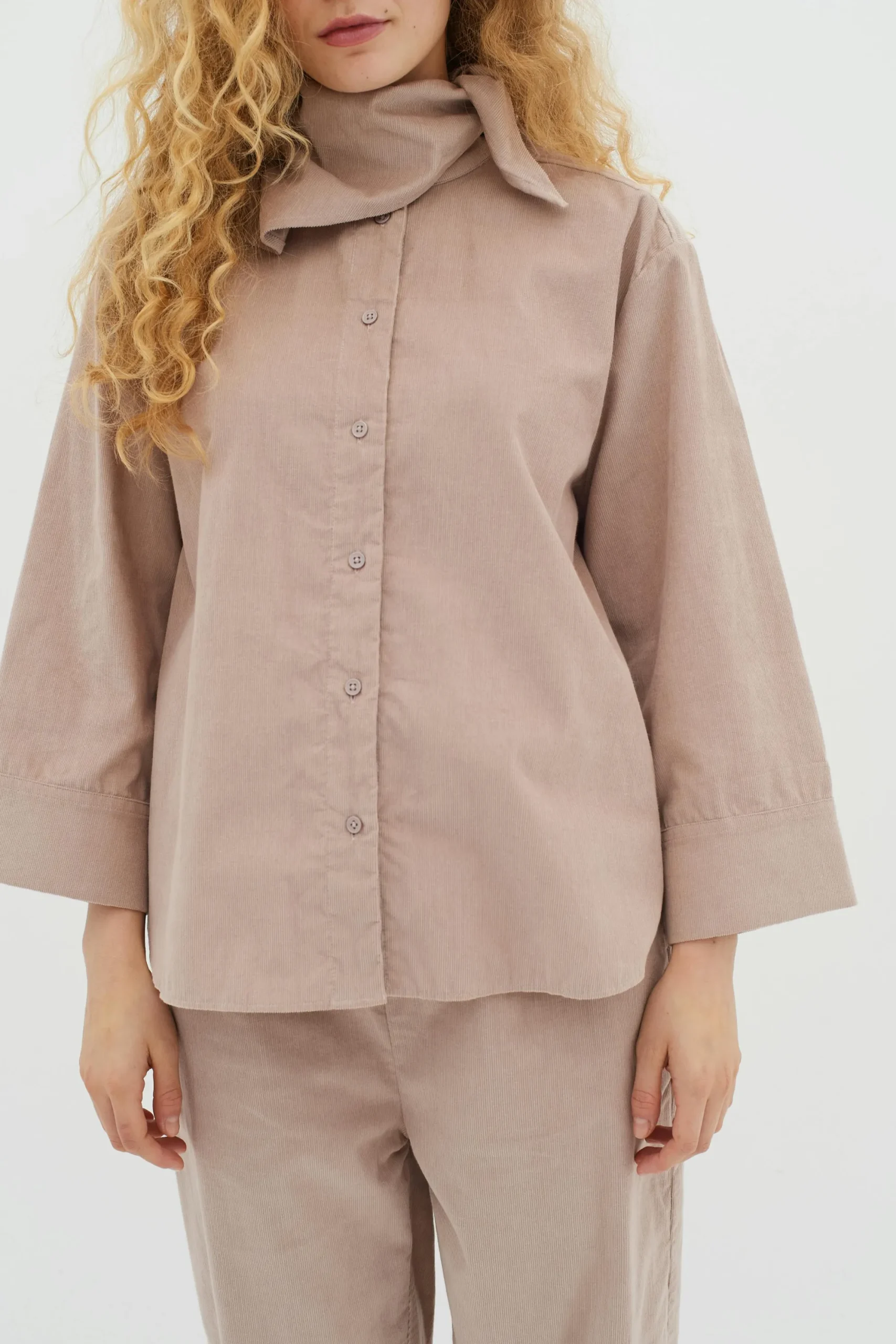 InWear CarmenIW fløyel Skjorte* Skjorter & Bluser