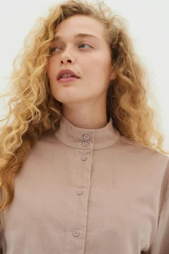 InWear CarmenIW fløyel Skjorte* Skjorter & Bluser
