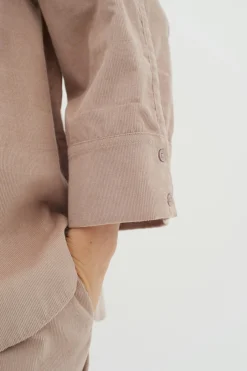 InWear CarmenIW fløyel Skjorte* Skjorter & Bluser