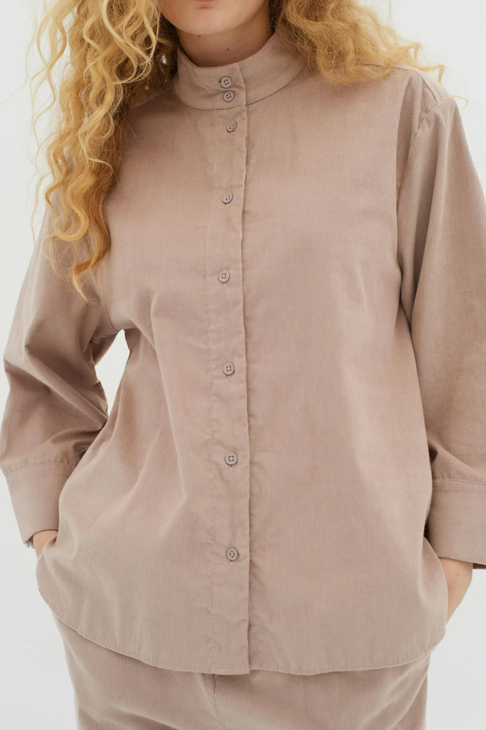 InWear CarmenIW fløyel Skjorte* Skjorter & Bluser