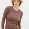 InWear DagnaIW Melange langermet T-shirt* T-shirts & Topper