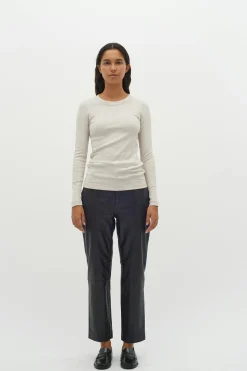 InWear DagnaIW Melange langermet T-shirt* T-shirts & Topper