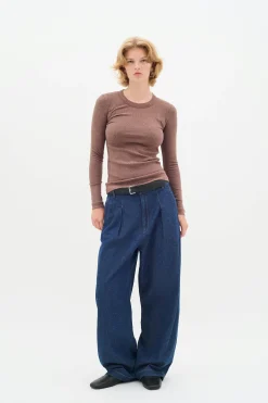 InWear DagnaIW Melange langermet T-shirt* T-shirts & Topper