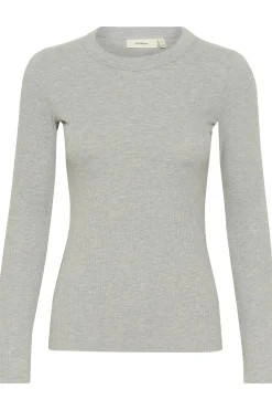 InWear DagnaIW Melange langermet T-shirt* T-shirts & Topper