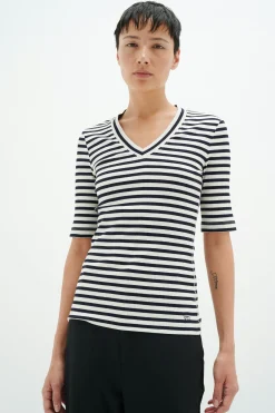 InWear DagnaIW Striped V T-shirt* T-shirts & Topper