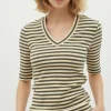 InWear DagnaIW Striped V T-shirt* T-shirts & Topper