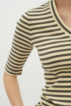 InWear DagnaIW Striped V T-shirt* T-shirts & Topper