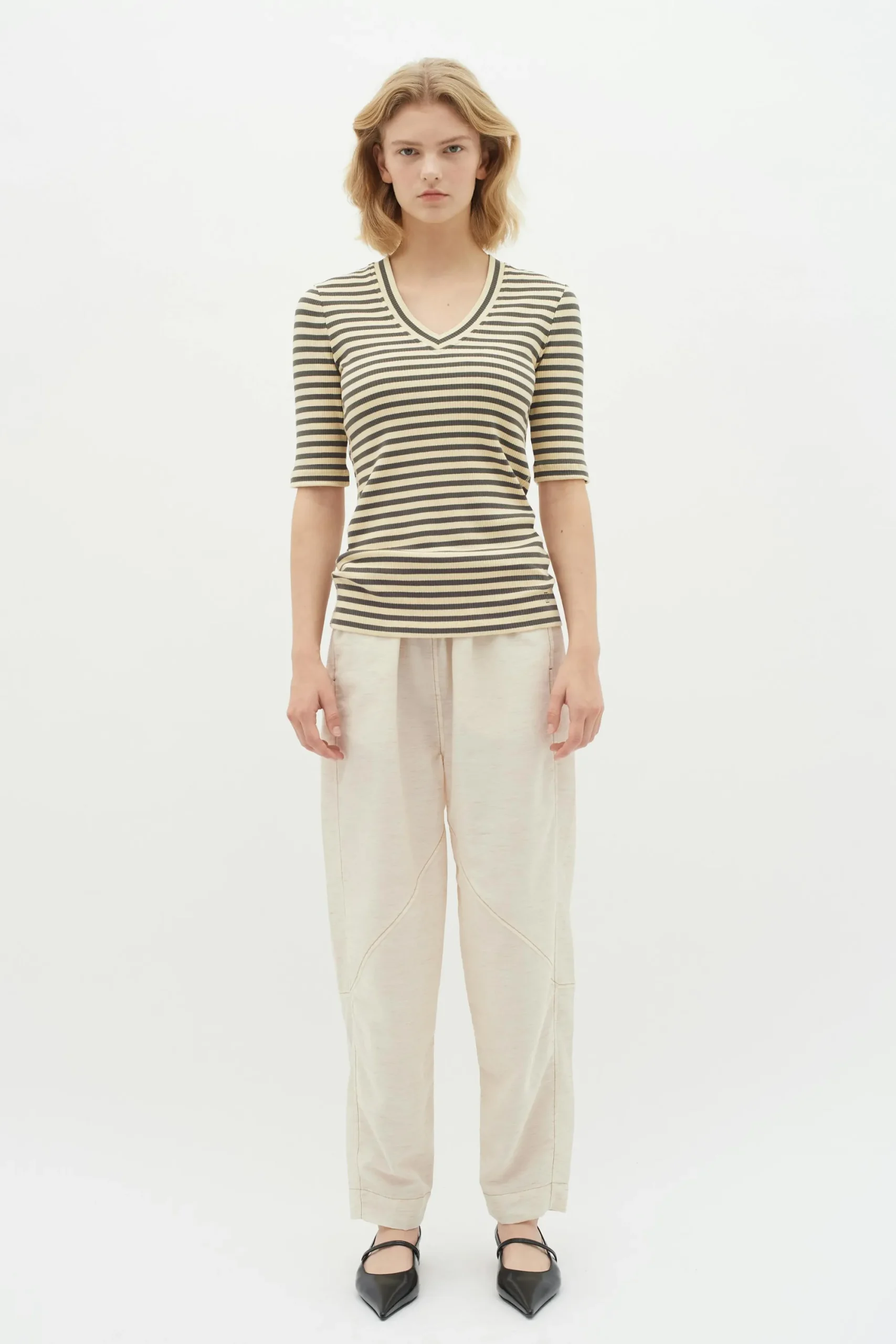 InWear DagnaIW Striped V T-shirt* T-shirts & Topper