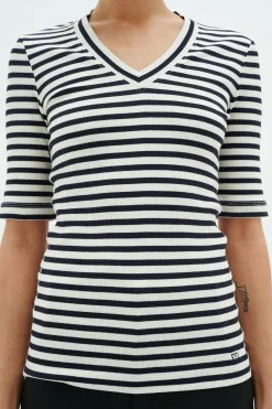 InWear DagnaIW Striped V T-shirt* T-shirts & Topper