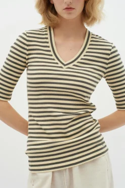 InWear DagnaIW Striped V T-shirt* T-shirts & Topper