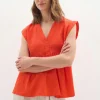 InWear EllieIW Lin V-Top* Skjorter & Bluser