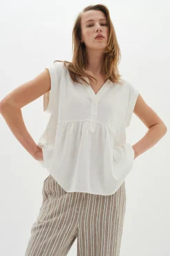InWear EllieIW Lin V-Top* Skjorter & Bluser