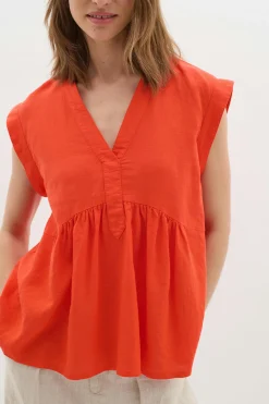 InWear EllieIW Lin V-Top* Skjorter & Bluser