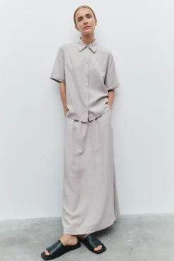 InWear EllieIW Short sleeved Lin Skjorte* Skjorter & Bluser