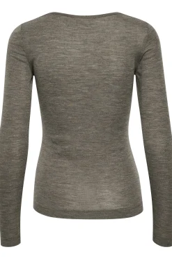 InWear FangIW Ull langermet T-shirt* T-shirts & Topper