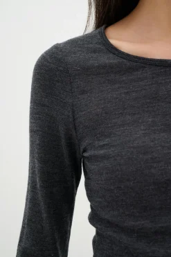 InWear FangIW Ull langermet T-shirt* T-shirts & Topper