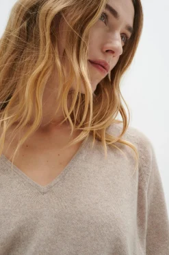 InWear Lukka V-neck Kasjmir Pullover* Genser