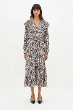 InWear NinahIW V-neck Leopard Kjole* Kjoler