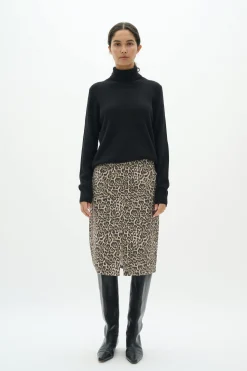 InWear RiverIW leopard Skjørt* Skjørt