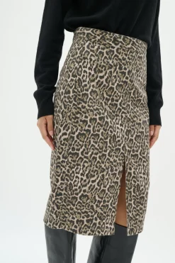 InWear RiverIW leopard Skjørt* Skjørt