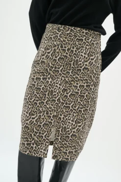 InWear RiverIW leopard Skjørt* Skjørt
