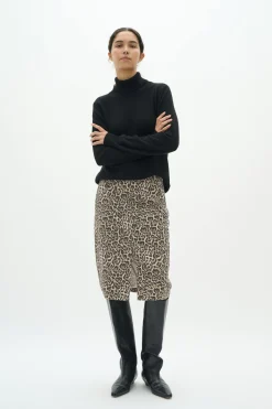 InWear RiverIW leopard Skjørt* Skjørt